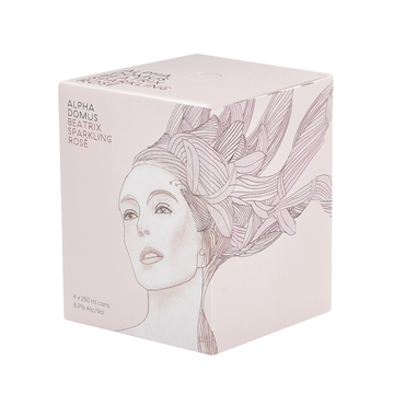 Alpha Domus Beatrix Sparkling Rose 4x250mL